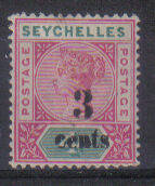 SEYCHELLES 1893 QV ISSUE MINT VARIETIES SCARCE C/V R?????.00++++ WOW!