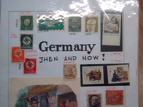 GERMANY ""THEN AND NOW"" LOOK SCANS AS IT TELLS A STORY C/VR1,900.00 LOOK BELOW!!