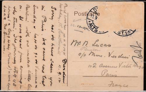 GERMAN REICH ZEPPELIN POST CARD REAL PHOTO "ZEPPELIN IN FLIGHT" LOOK SCAN