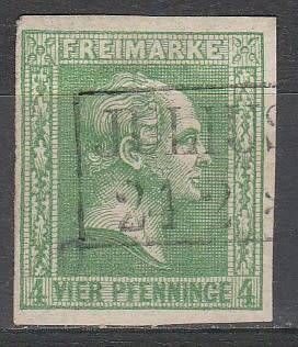 PRUSSIA 1858 ISSUE Mi#9a F.U. AND SIGNED LOOK SCAN X 2