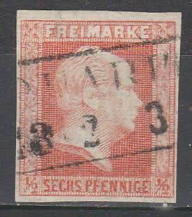 PRUSSIA 1858 ISSUE Mi#12a F.U. C/VR375.00  LOOK SCAN X 2