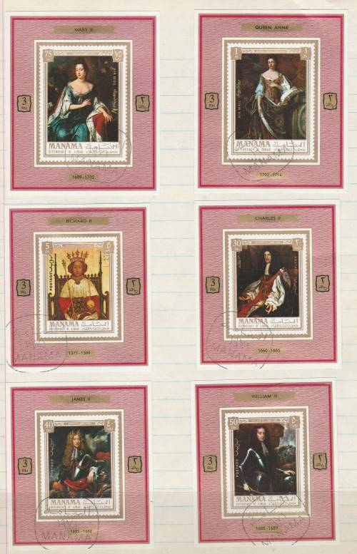 A  SELECTION OF THE MONARCHS OF GREAT BRITAIN LOOK SCAN X 2