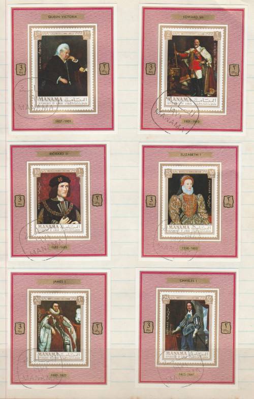 A  SELECTION OF THE MONARCHS OF GREAT BRITAIN LOOK SCAN X 2