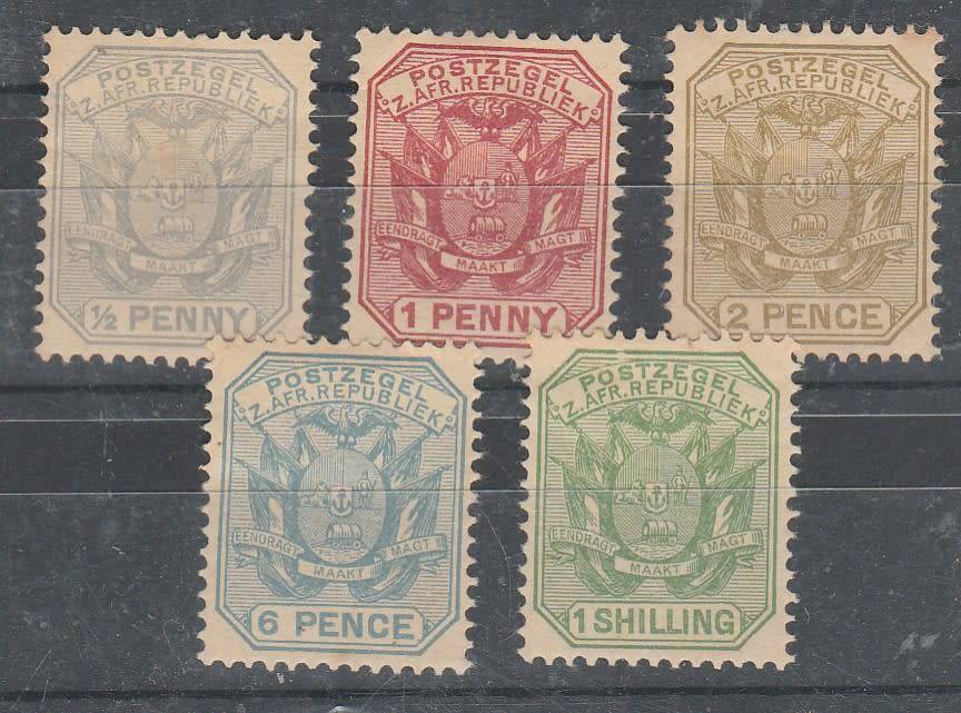 TRANSVAAL 1894 ISSUE SACC#206/209 MINT* LOOK SCAN X 2