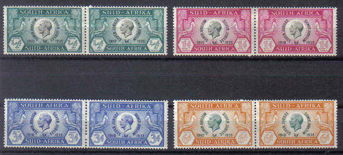 South Africa 1935 Set GV Silver Jubilee With VARIETIES as Listed LOOOK BELOW.