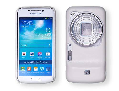 Hoco case for Samsung Galaxy S4 Zoom - White + screen protector