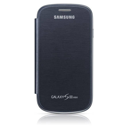 Samsung Galaxy S3 Mini Flip Cover -Titanuim Grey + screen protector