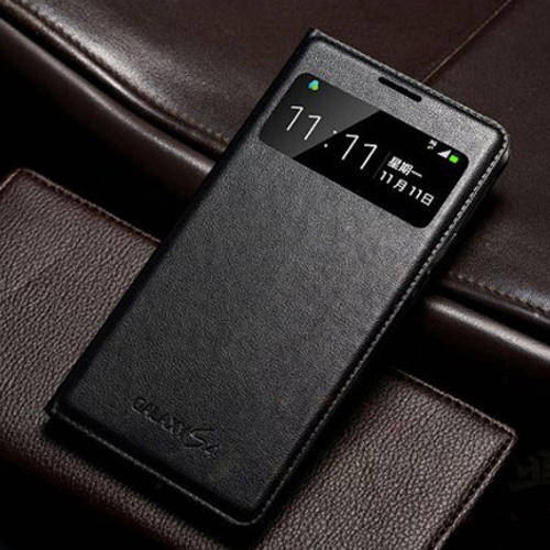 S View case for Samsung Galaxy S4 I9500 - Black