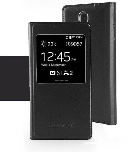 S View case for Samsung Galaxy S5 I9600 - Black