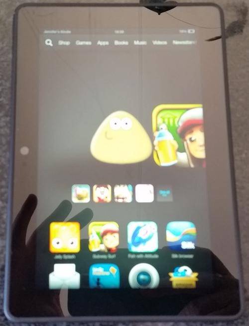 Amazon Kindle WiFi C9R6QM 7" Please read