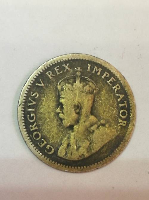 1930 SIXPENCE UNION OF SOUTH AFRICA COIN UNIQUE TONING .