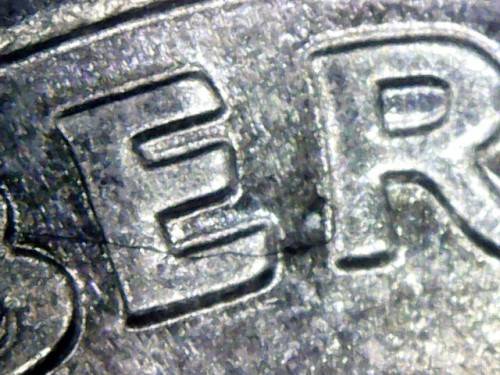 2001D rooseveld dime double die error coin see description for photos