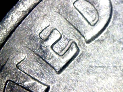 2001D rooseveld dime double die error coin see description for photos