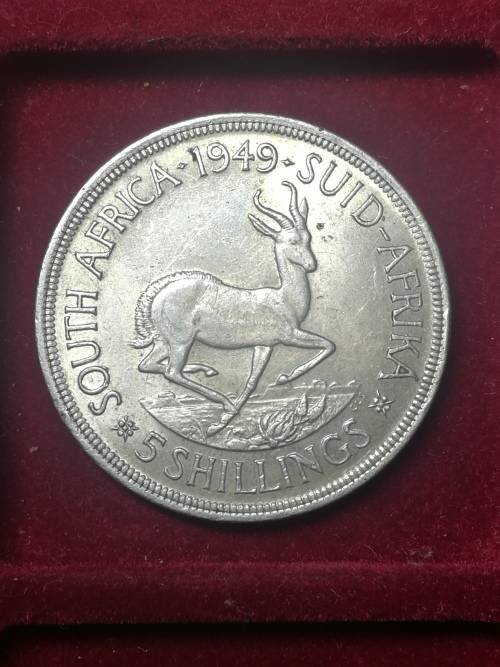 1949 CROWN SOUTH AFRICA IN AU CONDITION .