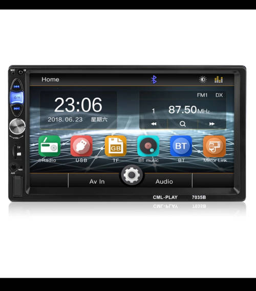 Double Din Media Players - 7inch touch Screen, Bluetooth, mirror link etc