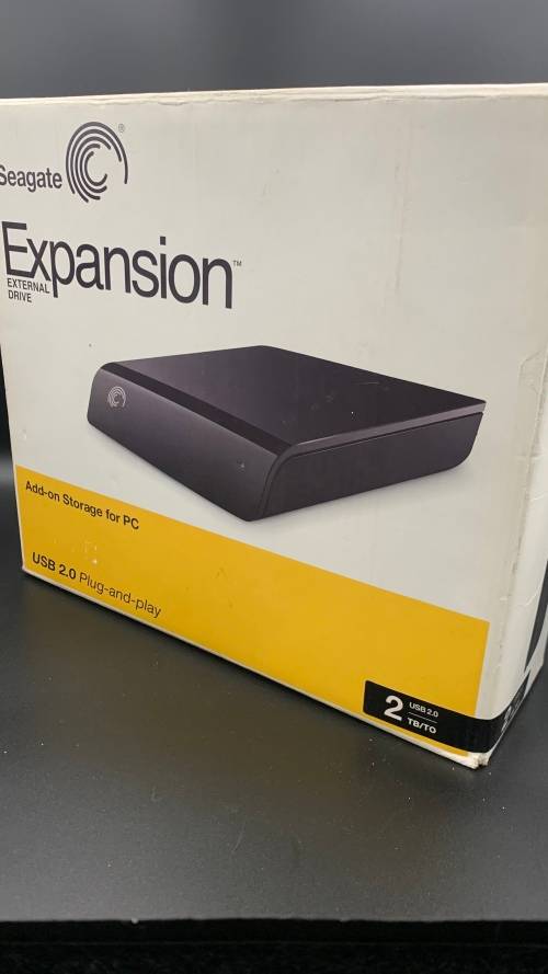 2TB Seagate Expansion External USB3.0 Desktop Hard Drive