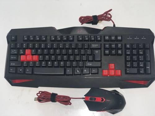 USED Redragon 2in1 Vajra Keyboard and Centrophorus Mouse PC Gaming Bundle