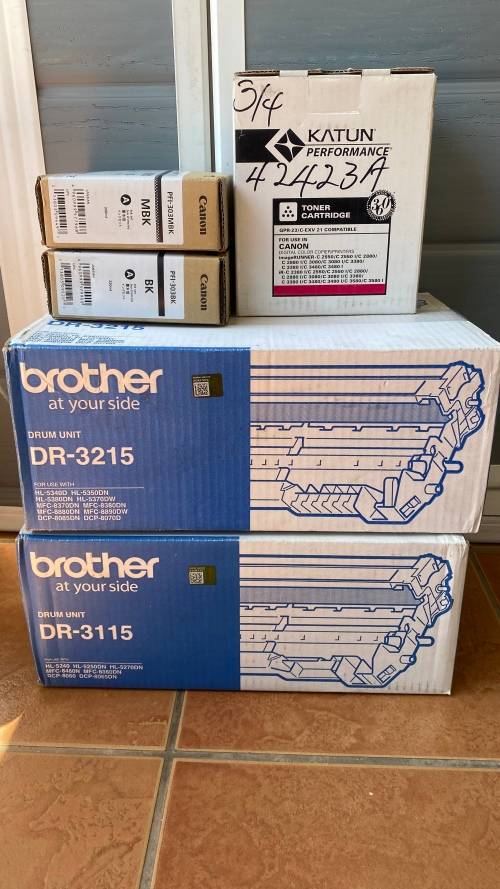 !!!ALL NEW LOTS TONER CATRIDGES & PRINTER DRUM UNITS!!!