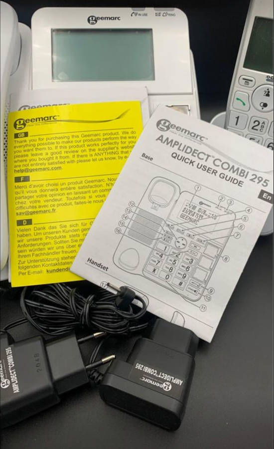 Geemarc AMPLIDECT COMBI 295 amplified telephone combination