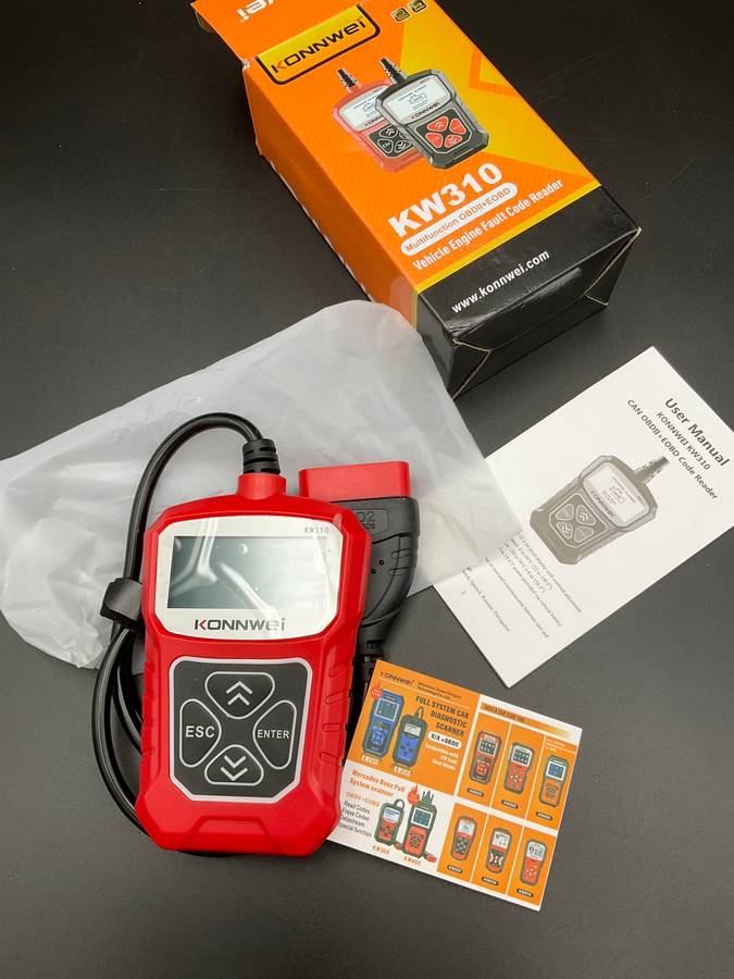 KW310 Multifunction OBD II And EOBD Auto Diagnostic Scanner Tool
