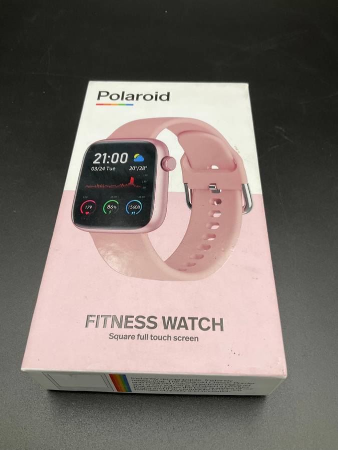 Polaroid Fit Square Full Touch Active Fitness Watch Pink ( Opened Box)
