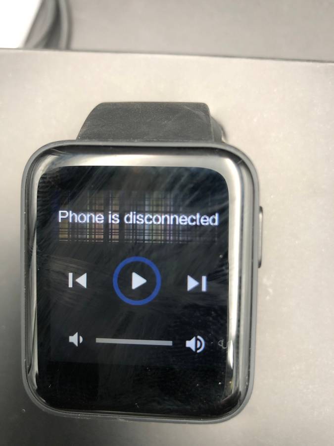 Xiaomi Mi Watch Lite Smartwatch - Black(tinny lines on screen)