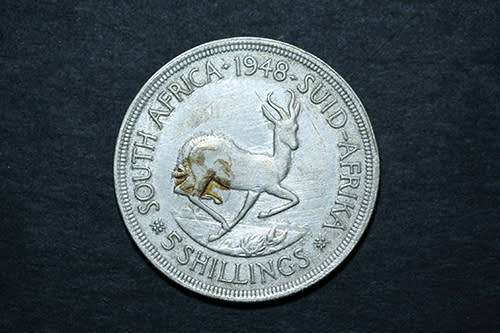 Crazy R1.00 Start - 1948 Five Shillings #6