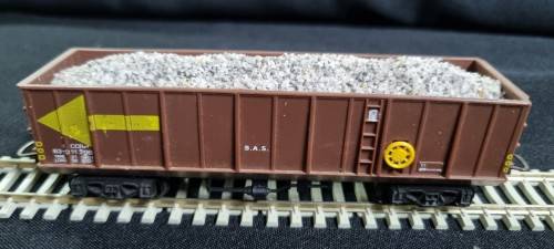 Lima HO SAR 309041 open wagon with gravel load