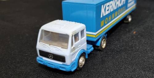 HO Wiking Mercedes truck & trailer (2)