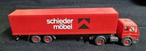 HO Wiking Mercedes truck & trailer (3)