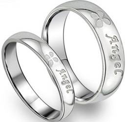 Angel Couples Ring - Stainless Steel