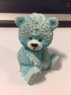 Polyresin Bear - Blue