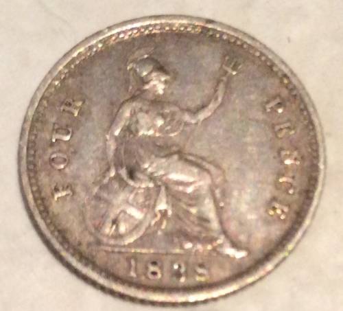 GB Queen Victoria 1838 Four Pence