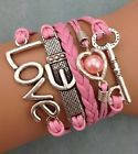 Infinity Love/Key Bracelet