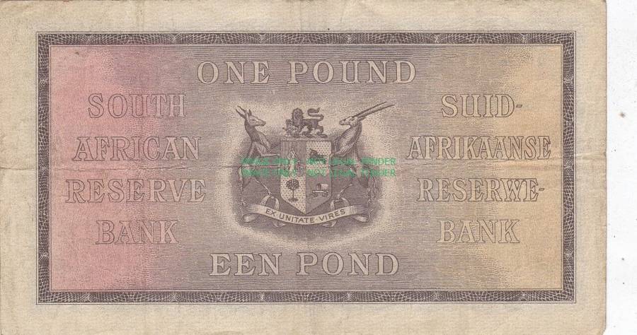 SOUTH AFRICA POUND POSTMUS 25 APRIL 1939 # A 87 164854