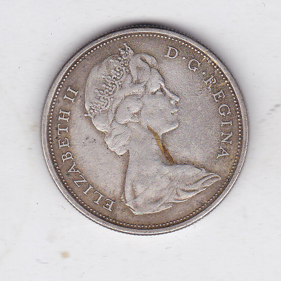 CANADA 50 CENTS 1967 SILVER