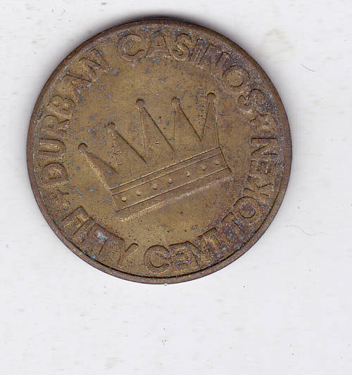 DURBAN CASINO 50 CENTS TOKEN