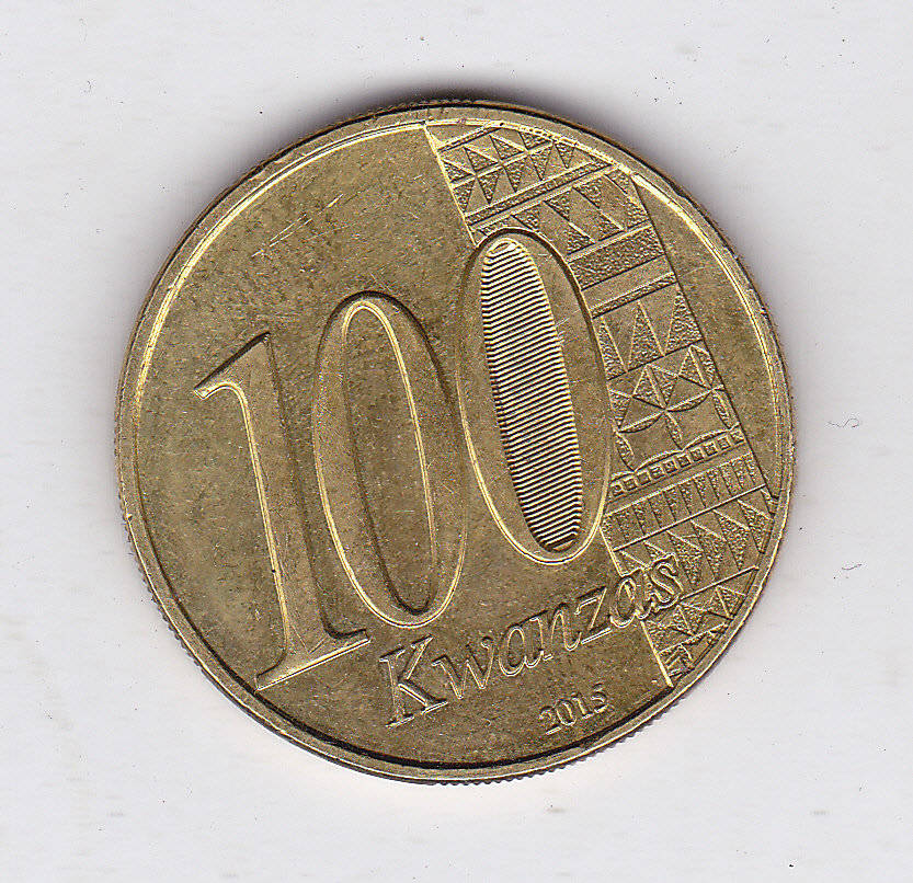 ANGOLA 100 KWANZAS 2015 40TH ANNIVERSARY INDEPENDENCE  FACE VALUE R7.76 EF