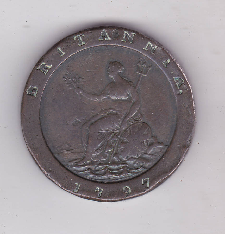 GREAT BRITAIN PENNY CARTWHEEL 1897