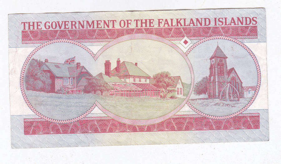 FALKLAND ISLANDS 5 POUNDS 2005 FV=R92