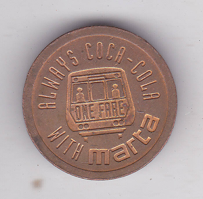 TOKEN COCA-COLA WITH MARTA