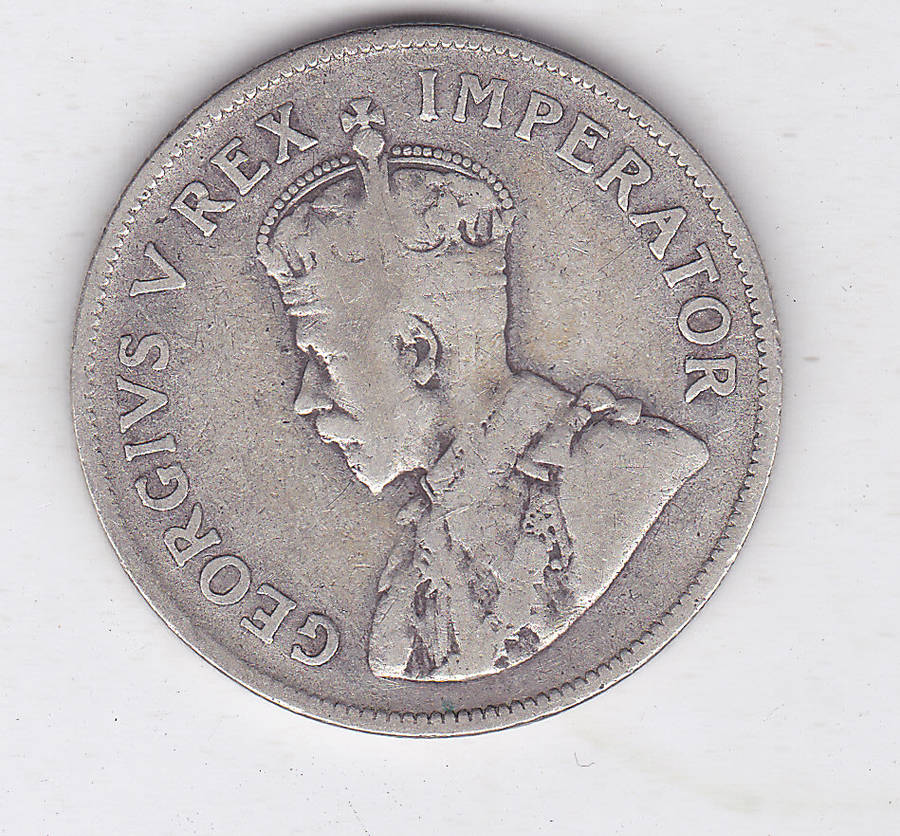 SOUTH AFRICA TWO AND A HALF SHILLINGS 1926 SCARCER DATE