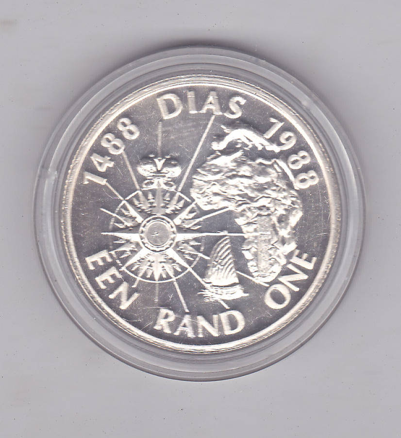 SOUTH AFRICA R1 1988 DIAS PROOF