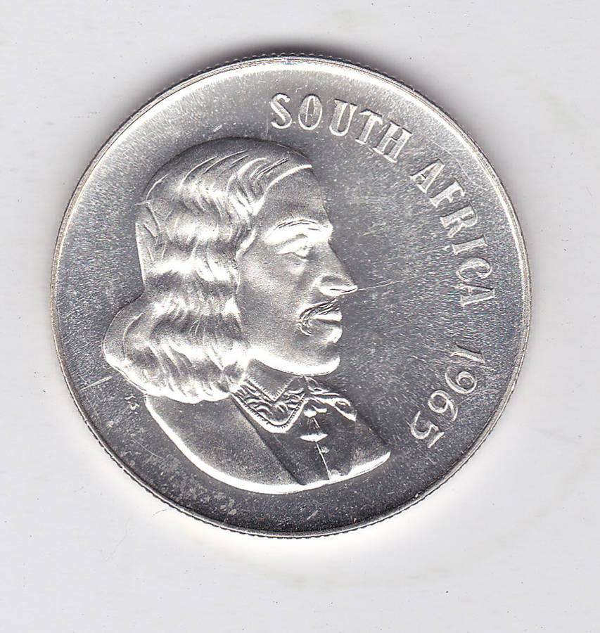 SOUTH AFRICA R1-  1965 PROOF (ENGLISH)