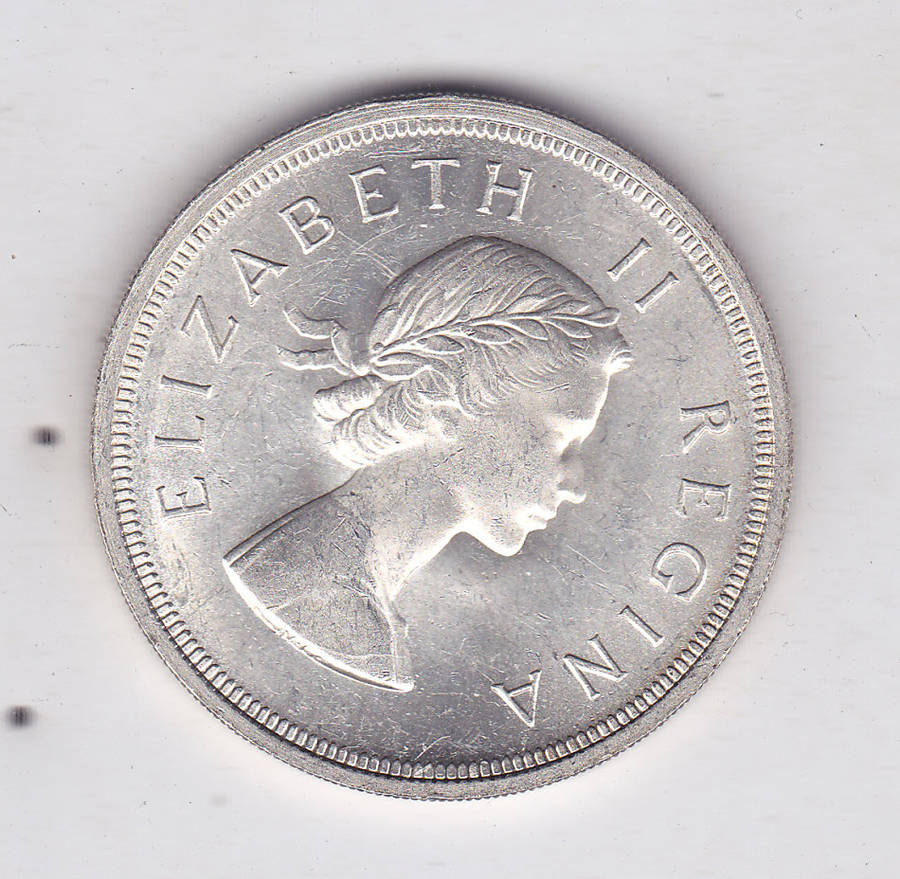 SOUTH AFRICA 5 SHILLINGS 1957 MS