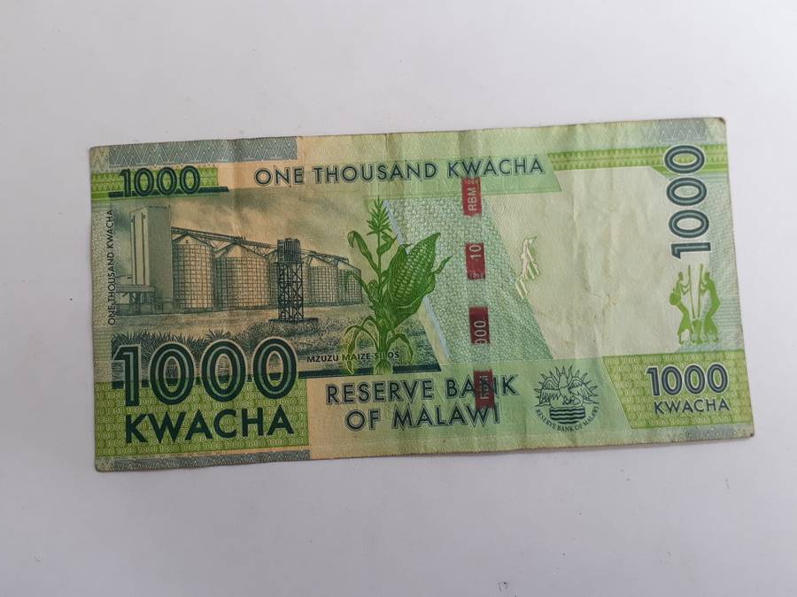 MALAWI 1000 KWATCHA 2014
