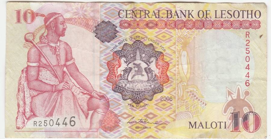 LESOTHO 10 LOTI 2006