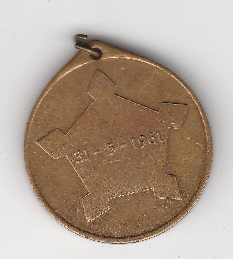 SOUTH AFRICA REPUBLIC MEDAL 1961