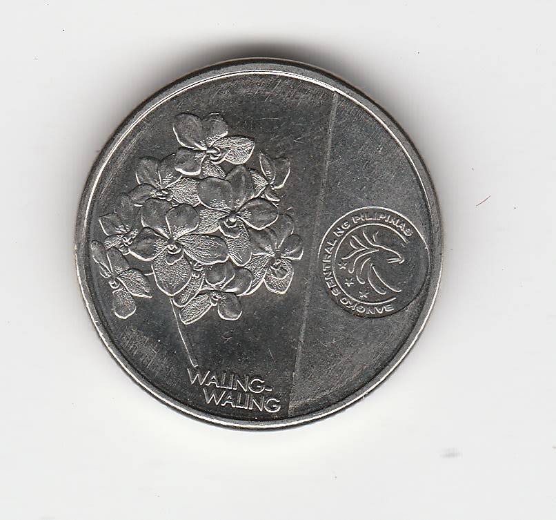 PHILIPPINES 1 PESO FLOWERS NEW SERIES HIGH-GRADE 2018