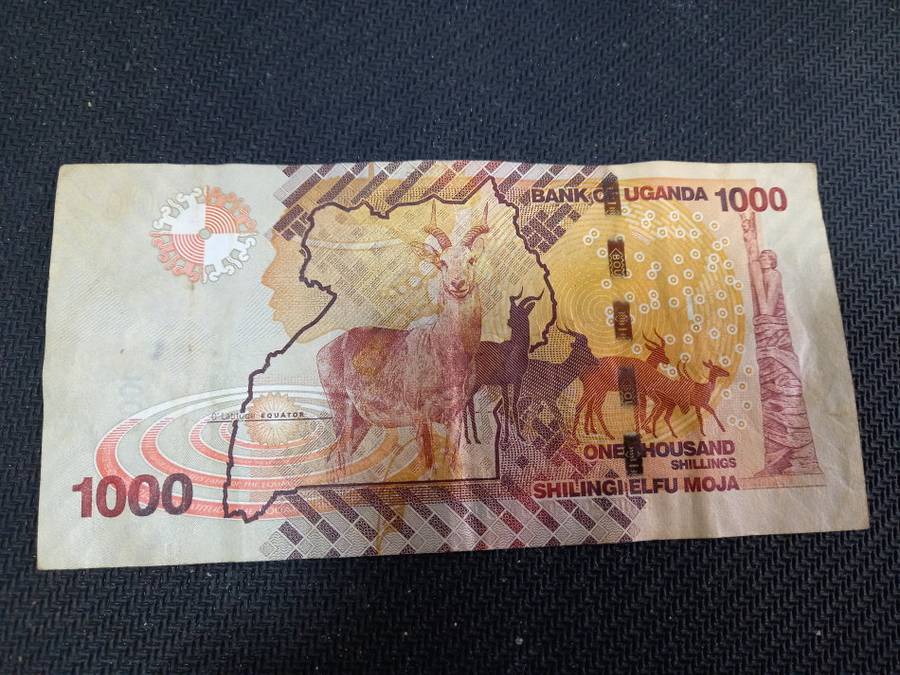 UGANDA 1000 SHILLINGS 2015 HIGH GRADE
